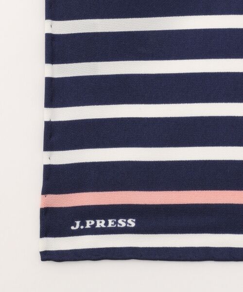 J.PRESS / ジェイプレス バンダナ・スカーフ | 【シルク100％】ストライプコンビ スカーフ | 詳細2