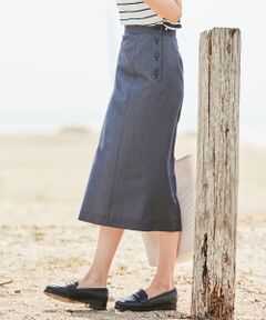 【色落ちしにくい】TENCEL DENIM スカート