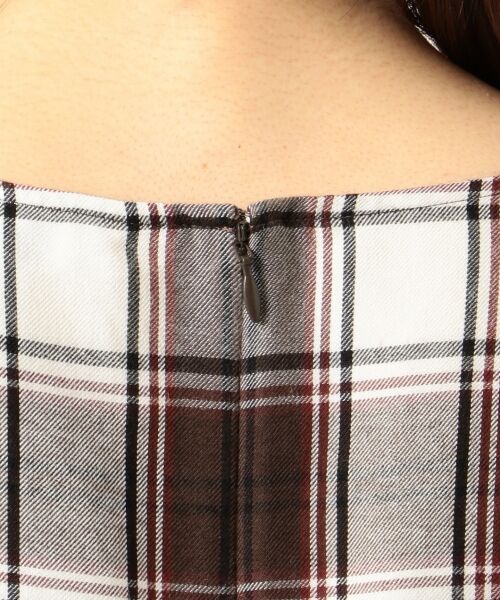 J.PRESS / ジェイプレス トップス | 【洗える】コットンリヨセルブラッシュチェッククルーネック ブラウス | 詳細5