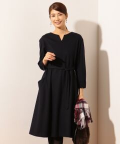 J.PRESS / ジェイプレス ミニ丈・ひざ丈ワンピース | 【洗える】ウールスムースジャージー ワンピース