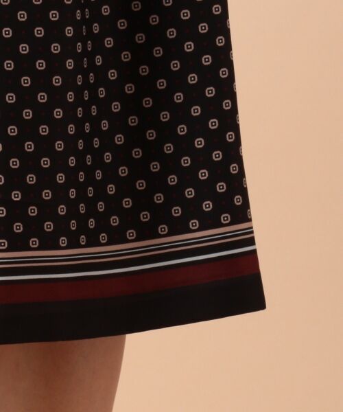 J.PRESS / ジェイプレス ミニ・ひざ丈スカート | 【洗える】小紋スカーフプリント スカート | 詳細8