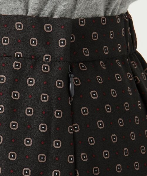 J.PRESS / ジェイプレス ミニ・ひざ丈スカート | 【洗える】小紋スカーフプリント スカート | 詳細9