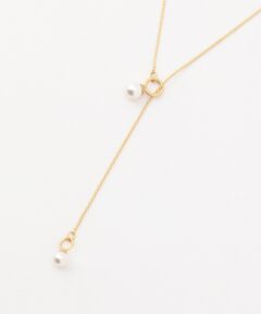 J.PRESS / ジェイプレス ネックレス・ペンダント・チョーカー | 【Swarovski】2WAYプチパールラリエット ネックレス