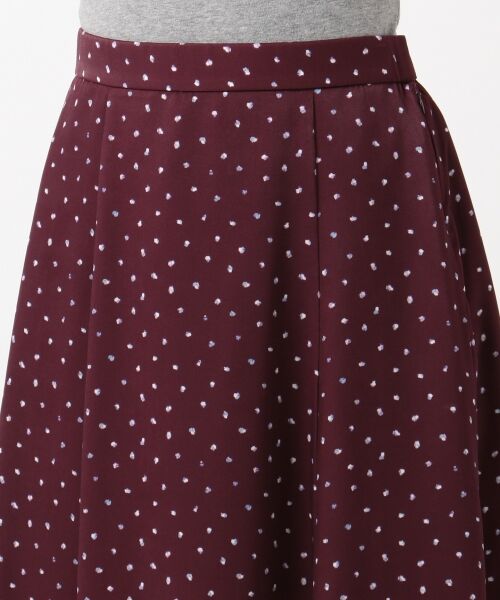 J.PRESS / ジェイプレス ミニ・ひざ丈スカート | 【洗える】SWEET DOTプリント スカート | 詳細5