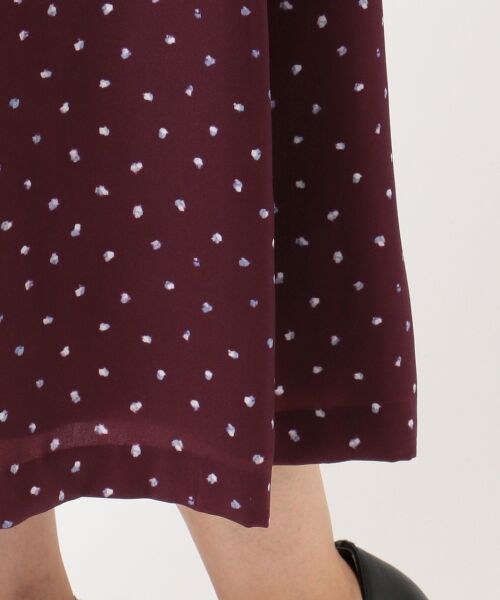 J.PRESS / ジェイプレス ミニ・ひざ丈スカート | 【洗える】SWEET DOTプリント スカート | 詳細8
