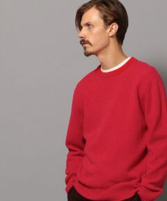 J.PRESS / ジェイプレス ニット・セーター | 【AQUA】クルーネック無地 ニット