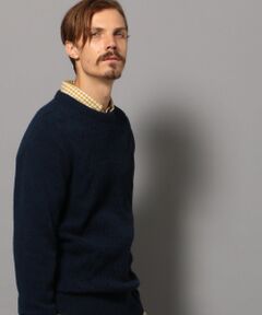 J.PRESS / ジェイプレス ニット・セーター | 【AQUA】クルーネック ケーブルニット