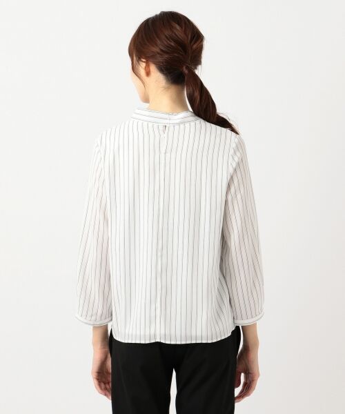 J.PRESS / ジェイプレス トップス | ステッチストライププリント ブラウス | 詳細8