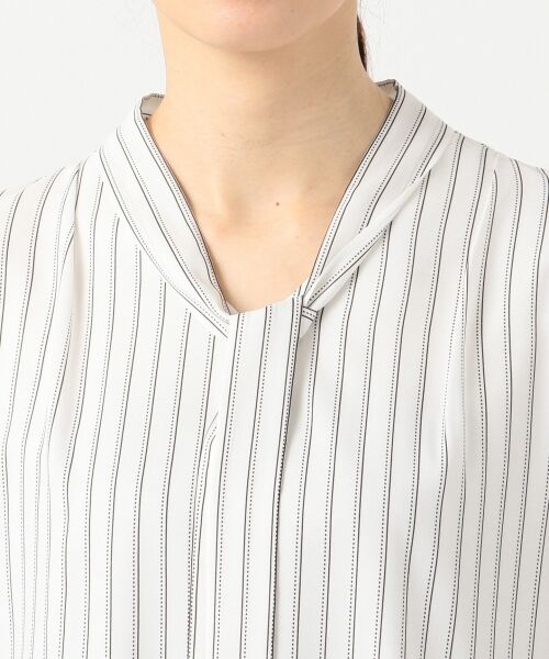 J.PRESS / ジェイプレス トップス | ステッチストライププリント ブラウス | 詳細9