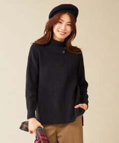 J.PRESS / ジェイプレス ニット・セーター | 【洗える】ウールアクリルユニ ハイネック ニット