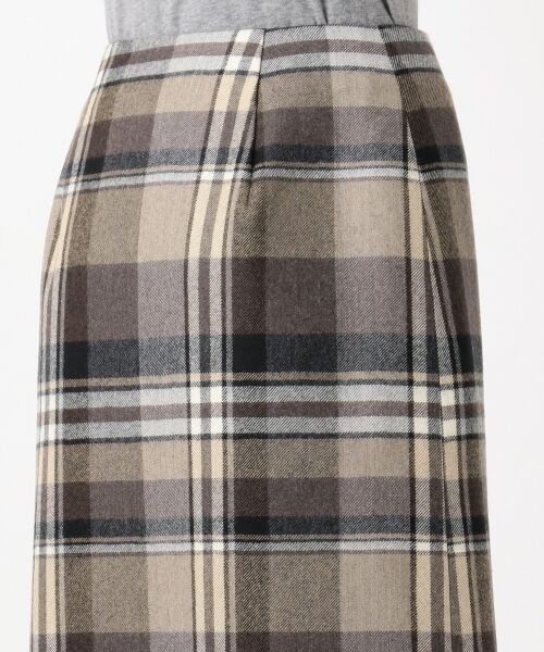 【セール】 【LOCHCARRON】ロキャロンチェック巻き スカート （ミニ・ひざ丈スカート）｜J.PRESS / ジェイプレス ファッション