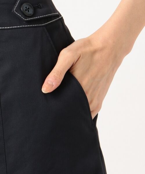 J.PRESS / ジェイプレス ミニ・ひざ丈スカート | 【透けにくい】洗えるTCリネンツイル スカート | 詳細16