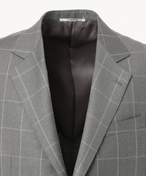 J.PRESS / ジェイプレス セットアップ | 【DORMEUIL AMADEUS365】ウィンドーペン スーツ / 背抜・ノータック | 詳細3