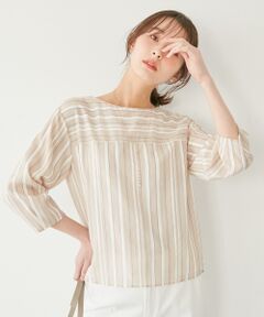 Sheer Dobby Stripe カットソー