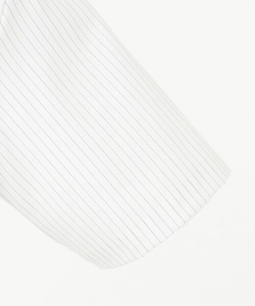 J.PRESS / ジェイプレス シャツ・ブラウス | 【PREMIUM PLEATS /形態安定】ペンシルストライプ半袖シャツ /ボタンダウン | 詳細4