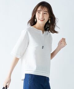 【洗える】Safilin Linen カットソー