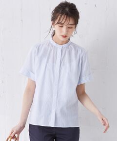 J.PRESS / ジェイプレス トップス | 【洗える】BEZ TESTIL社空羽ストライプ? ブラウス