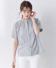 J.PRESS / ジェイプレス トップス | 【洗える】BEZ TESTIL社空羽ストライプ? ブラウス