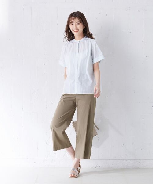 J.PRESS / ジェイプレス トップス | 【洗える】BEZ TESTIL社空羽ストライプ? ブラウス | 詳細1