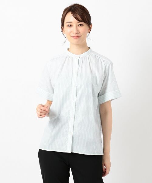 J.PRESS / ジェイプレス トップス | 【洗える】BEZ TESTIL社空羽ストライプ? ブラウス | 詳細2