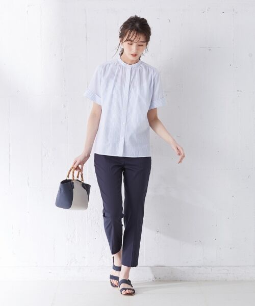 J.PRESS / ジェイプレス トップス | 【洗える】BEZ TESTIL社空羽ストライプ? ブラウス | 詳細11