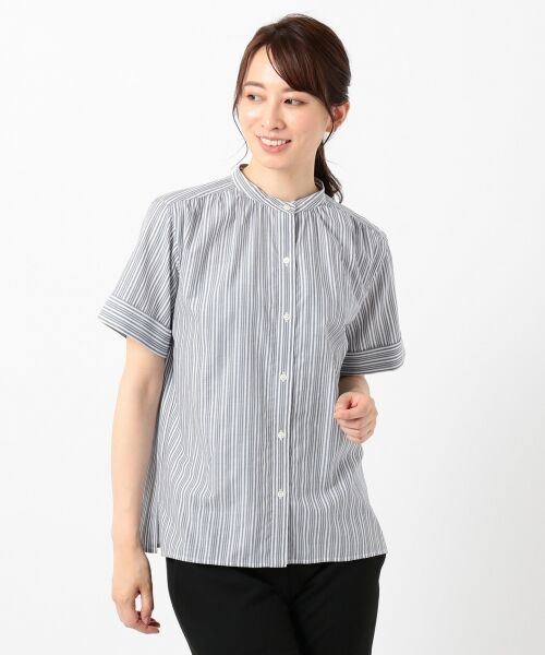J.PRESS / ジェイプレス トップス | 【洗える】BEZ TESTIL社空羽ストライプ? ブラウス | 詳細15