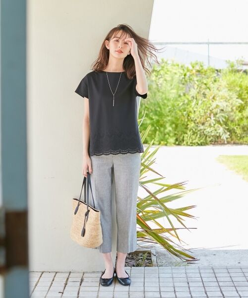 J.PRESS / ジェイプレス その他パンツ | 【洗える】YUNSA綿麻チェック パンツ | 詳細1