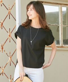 【UVケア・消臭効果・接触冷感】コンパクトコットンスムース 半袖Tシャツ