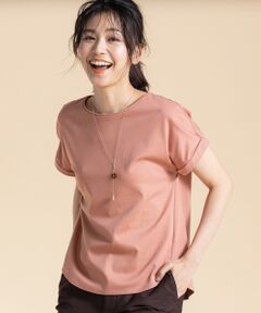 【UVケア・消臭効果・接触冷感】コンパクトコットンスムース 半袖Tシャツ