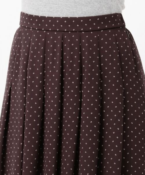 J.PRESS / ジェイプレス ミニ・ひざ丈スカート | 【洗える】Lattice dot スカート | 詳細3