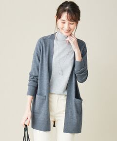 【洗える】KNIT BASIC カーディガン