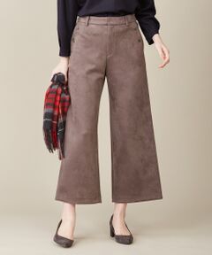 J.PRESS / ジェイプレス その他パンツ | 【洗える】スウェードダンボール ワイドパンツ