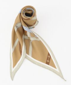 J.PRESS / ジェイプレス バンダナ・スカーフ | 【Belted print】トライアングルスカーフ