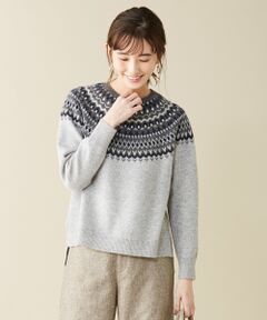 J.PRESS / ジェイプレス ニット・セーター | 【洗える】フェアアイル ニット