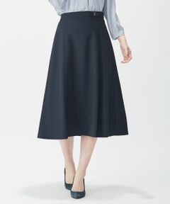 J.PRESS / ジェイプレス ミニ・ひざ丈スカート | 【シワになりにくい】洗えるLANATECシャークスキン スカート