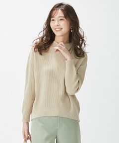 J.PRESS / ジェイプレス ニット・セーター | 【洗える】コットンアクリル片畦 ニット