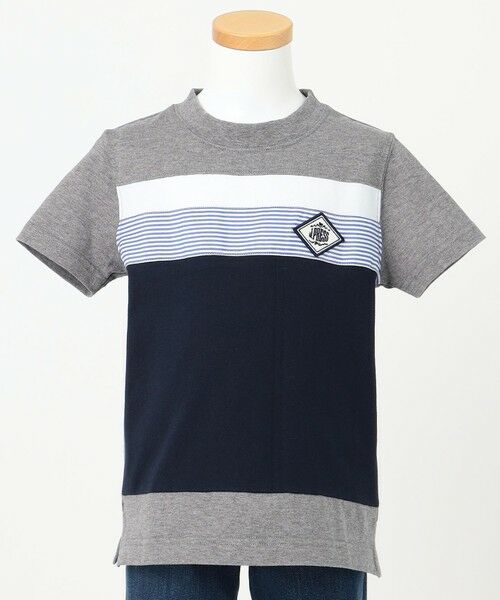 J.PRESS / ジェイプレス カットソー | 【110-130cm】40/2天竺ﾌﾞﾛｯｷﾝｸﾞTｼｬﾂ | 詳細13