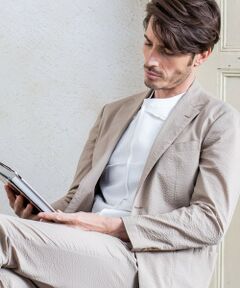 J.PRESS / ジェイプレス テーラードジャケット | 【J.PRESS PLUS】クールマックスサッカーモバイル ジャケット