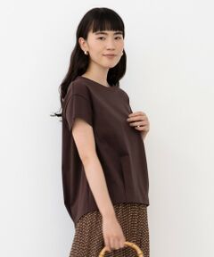 J.PRESS / ジェイプレス カットソー | 【UVケア・消臭効果・接触冷感】コンパクトコットンスムース タック カットソー