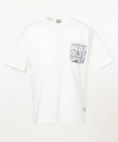 【Reyn Spooner】ラハイナセイラーリバースプリントポケット Ｔシャツ