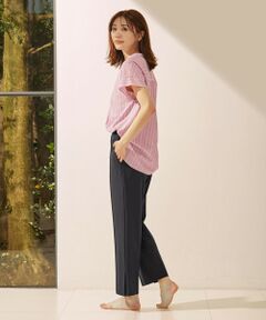 【WEB限定・UVケア・接触冷感】シャツ×パンツ ツインセット