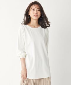 J.PRESS / ジェイプレス カットソー | 【吸水速乾加工】タックスリーブジャージー カットソー