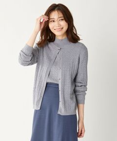 【洗える】KNIT BASIC ミディ丈 カーディガン