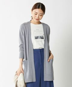 【洗える】KNIT BASIC カーディガン