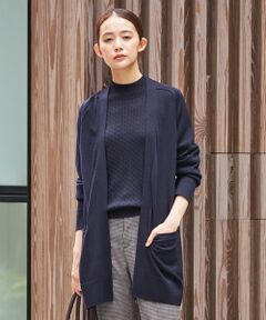 【洗える】KNIT BASIC カーディガン