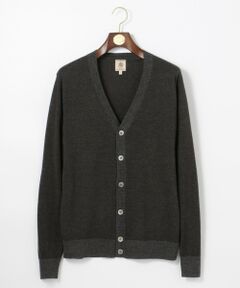 【Australian Merino Wool】Vネックカーディガン