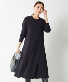 【洗える】RAYON STRETCH ニット ワンピース