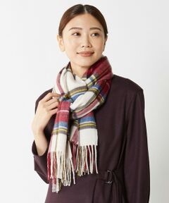 【WEB限定カラーあり】カシミヤチェック マフラー