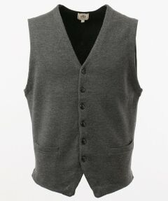 【Australian Merino Wool】ハイゲージ ニットベスト