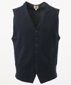 【Australian Merino Wool】ハイゲージ ニットベスト